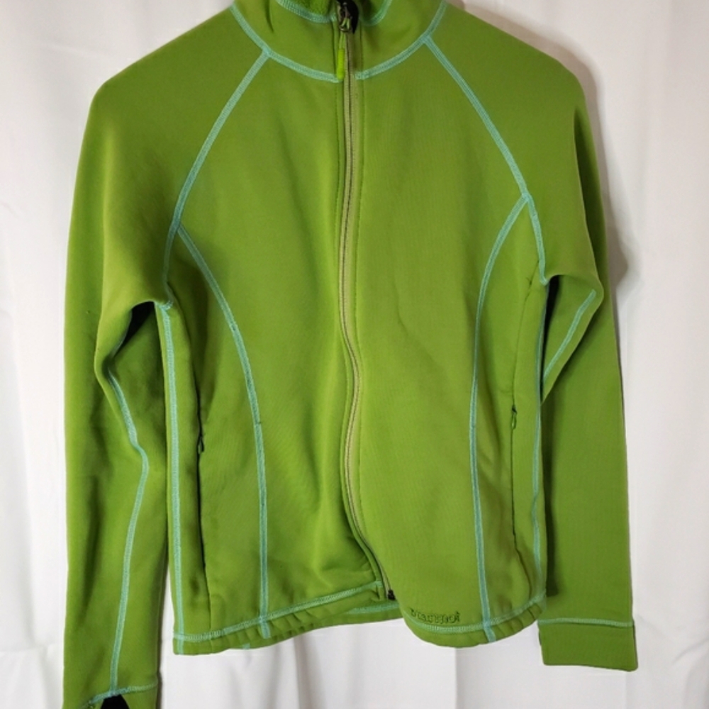Marmot Womens Fleece Jacket Sz S w/Thumb Holes Soft Full Zip Girls Jacket